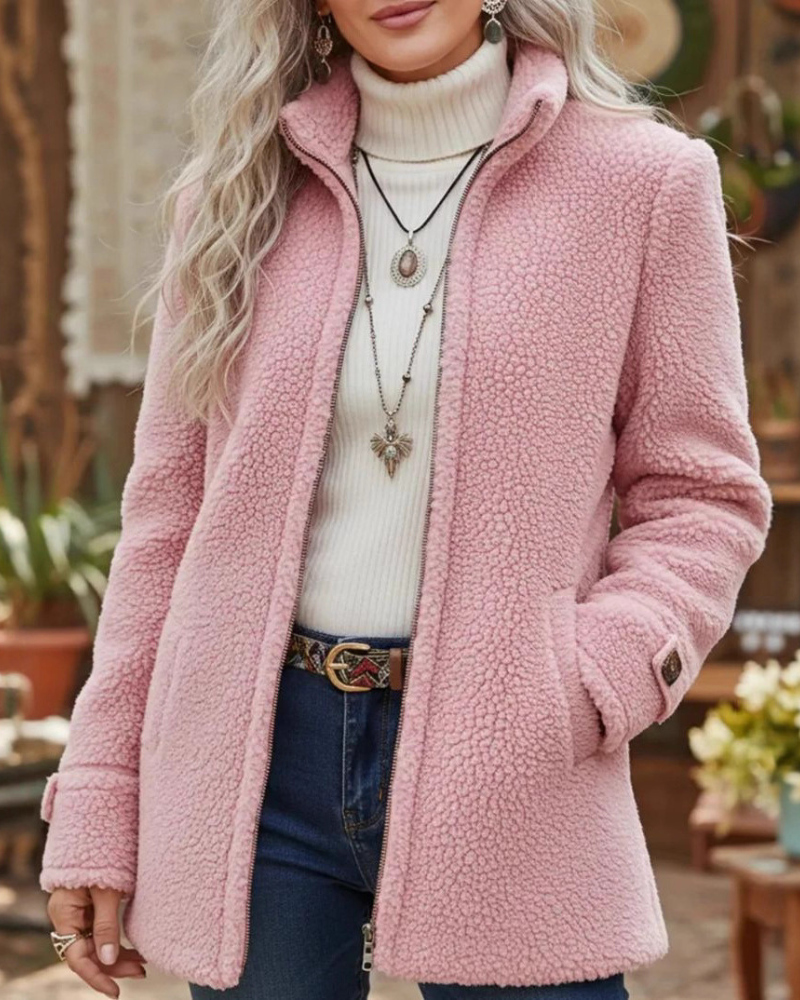 Margaret | Cozy Teddy Jacket
