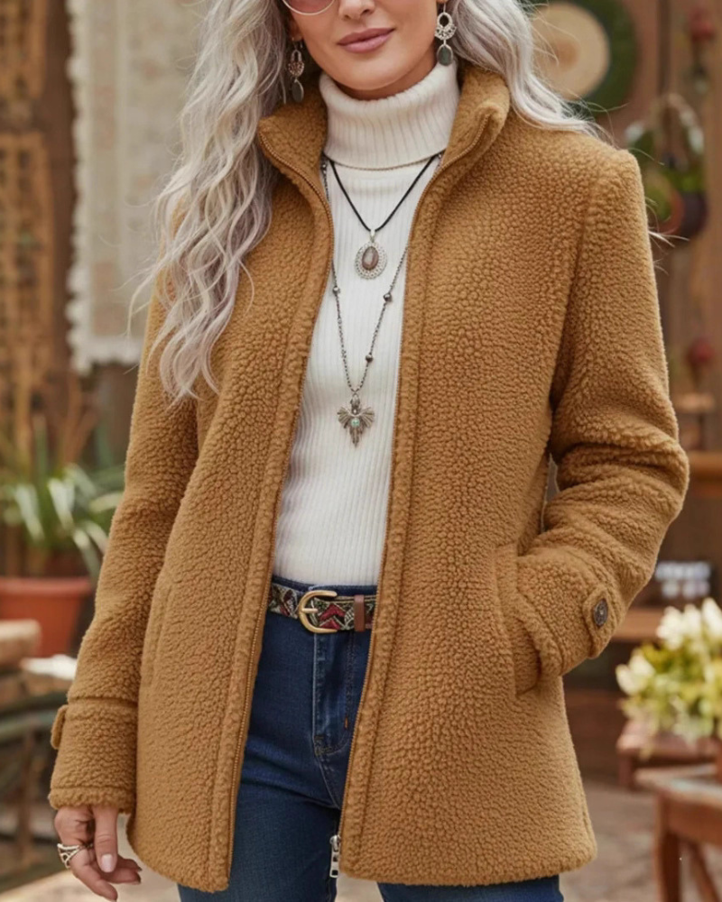 Margaret | Cozy Teddy Jacket