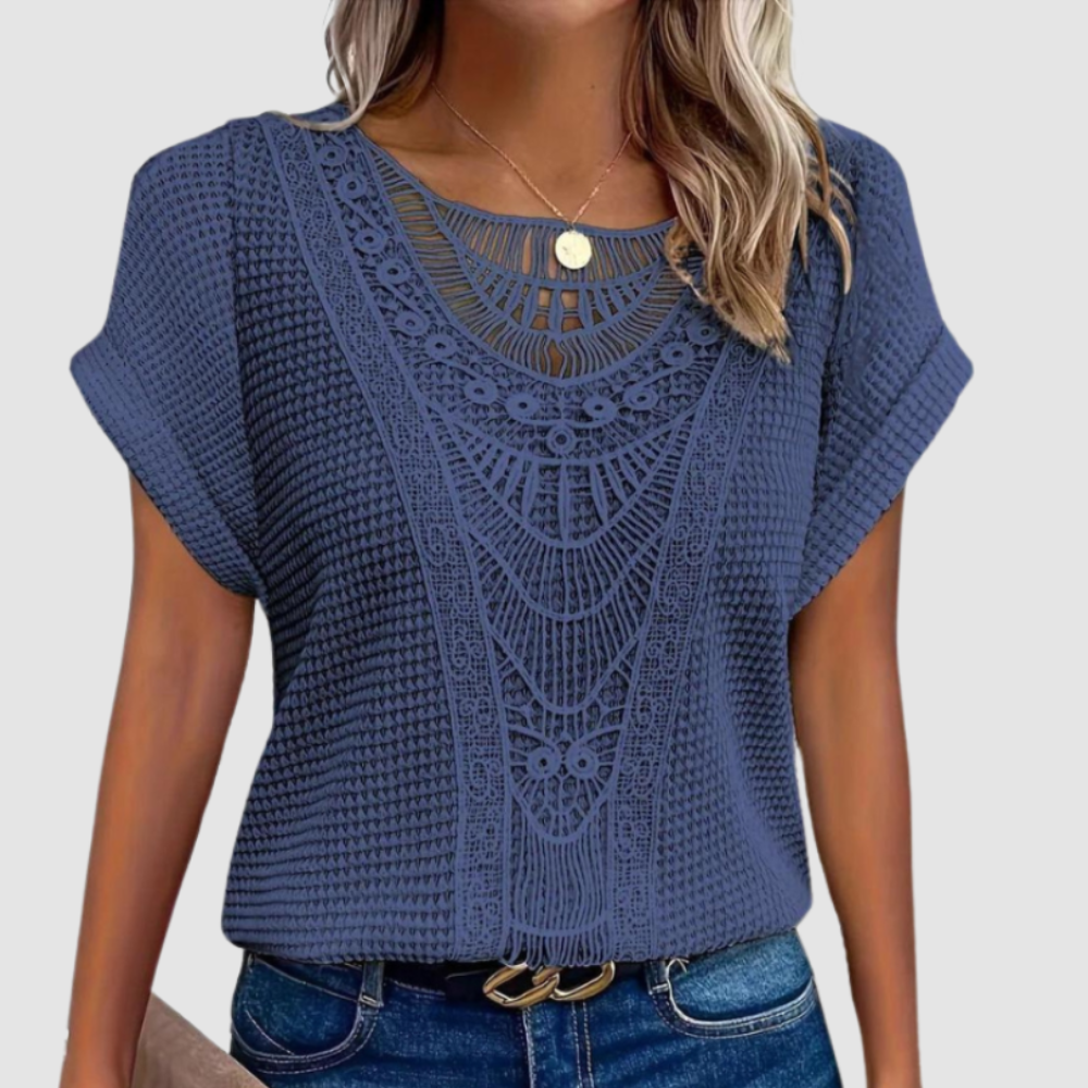 Diane | Lace Detail Everyday Top