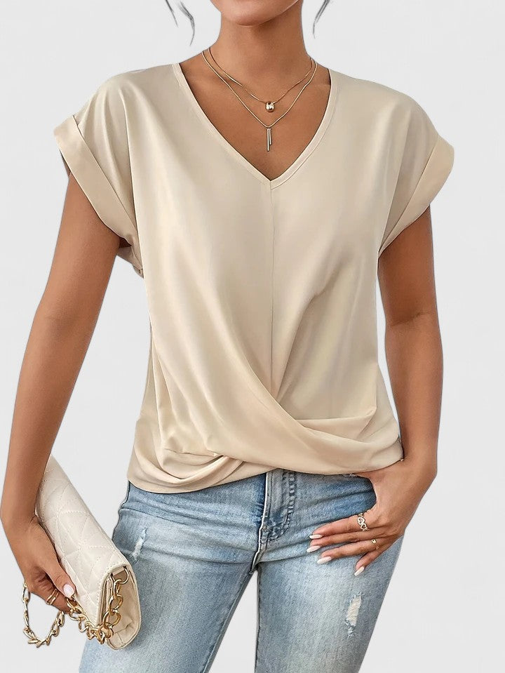 Claire | Elegant V-Neck Top