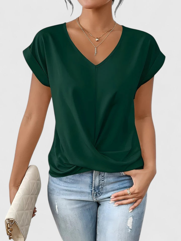 Claire | Elegant V-Neck Top