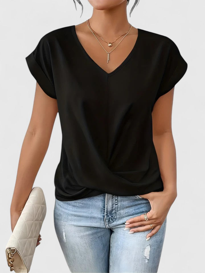 Claire | Elegant V-Neck Top