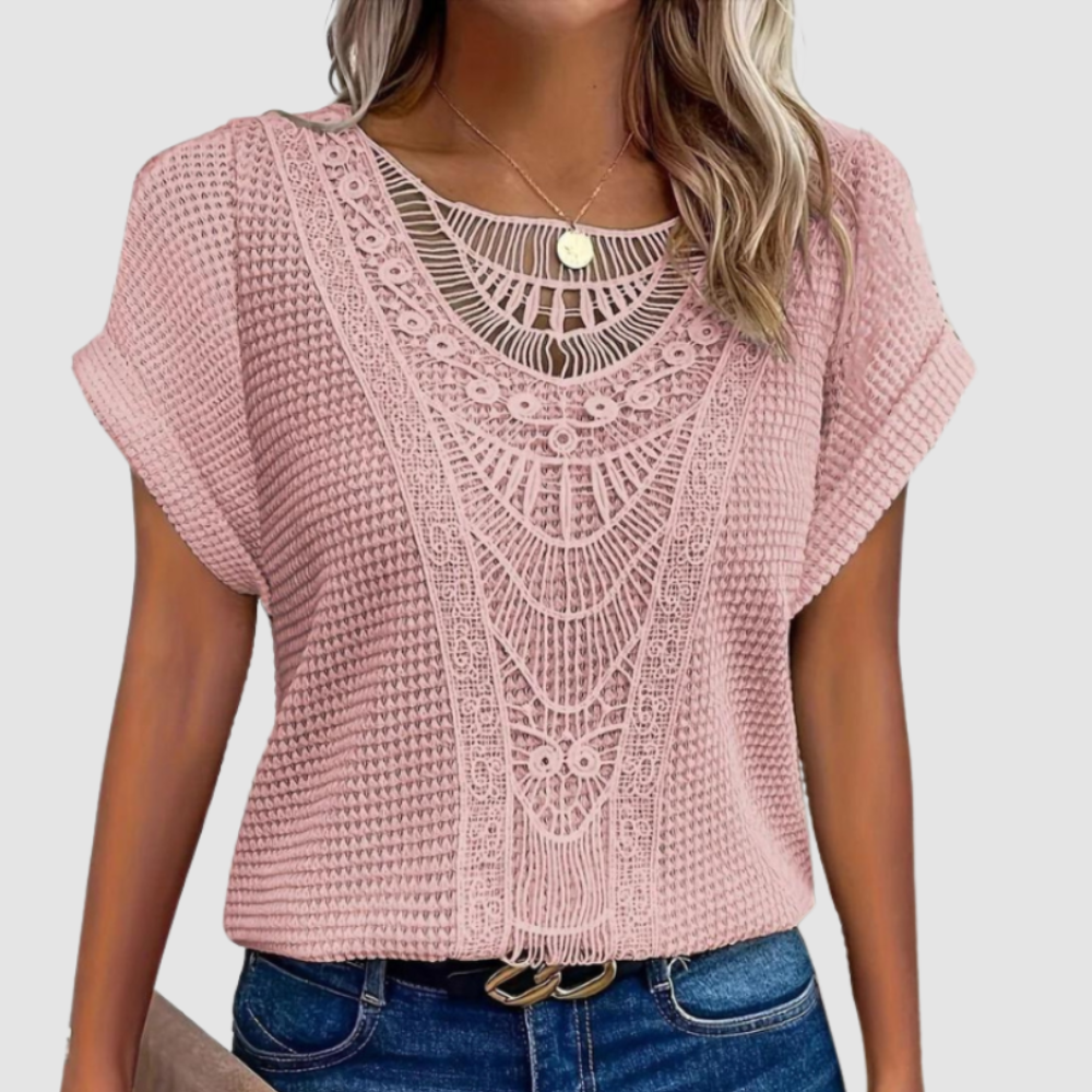 Diane | Lace Detail Everyday Top