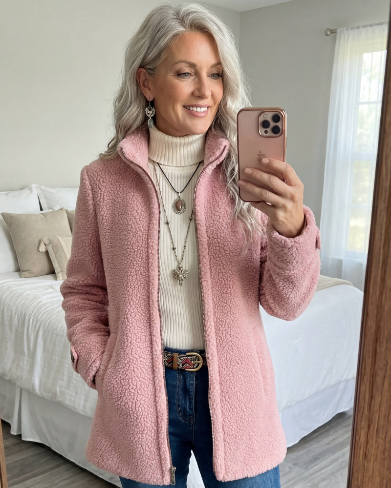Margaret | Cozy Teddy Jacket