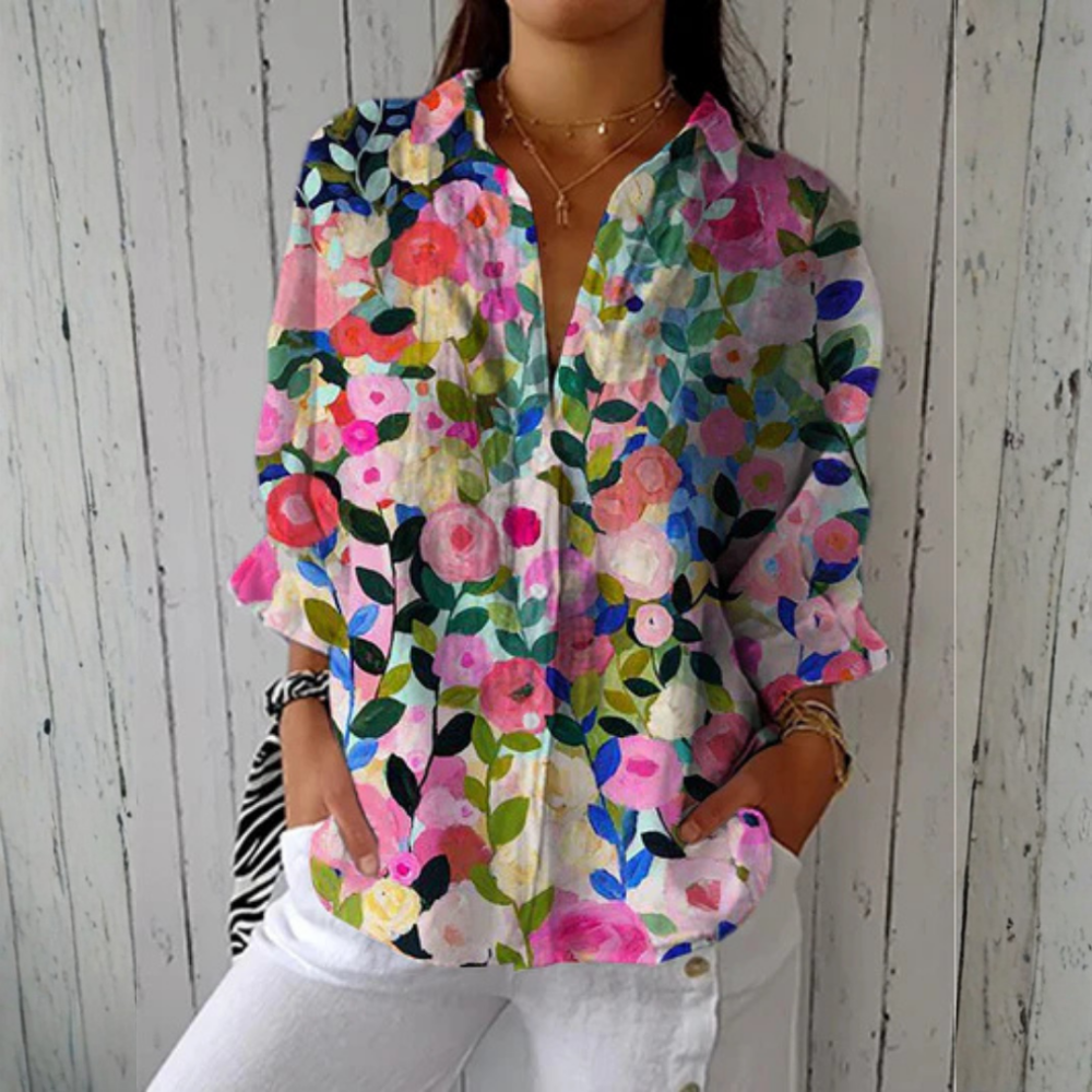 Margaret | Floral Comfort Blouse
