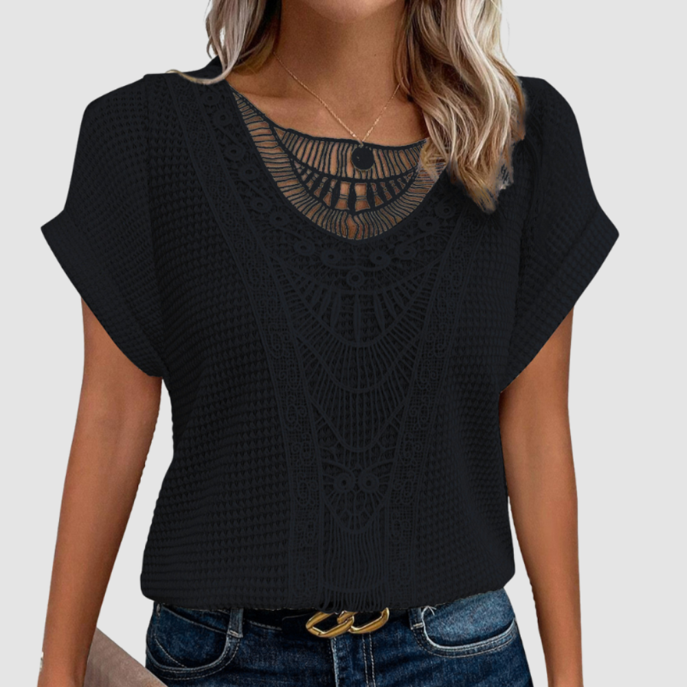 Diane | Lace Detail Everyday Top