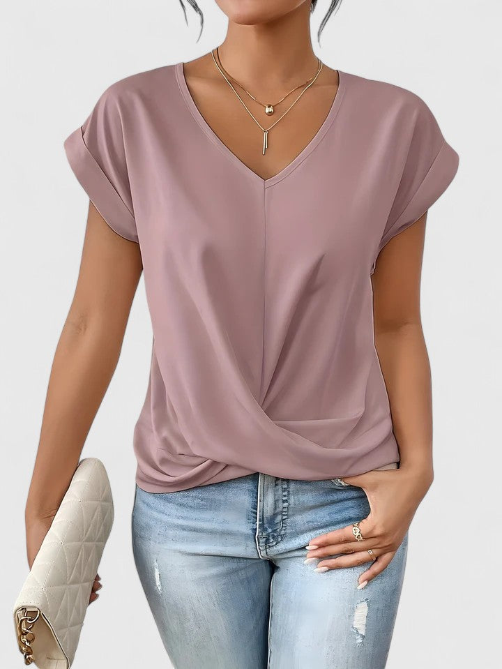 Claire | Elegant V-Neck Top