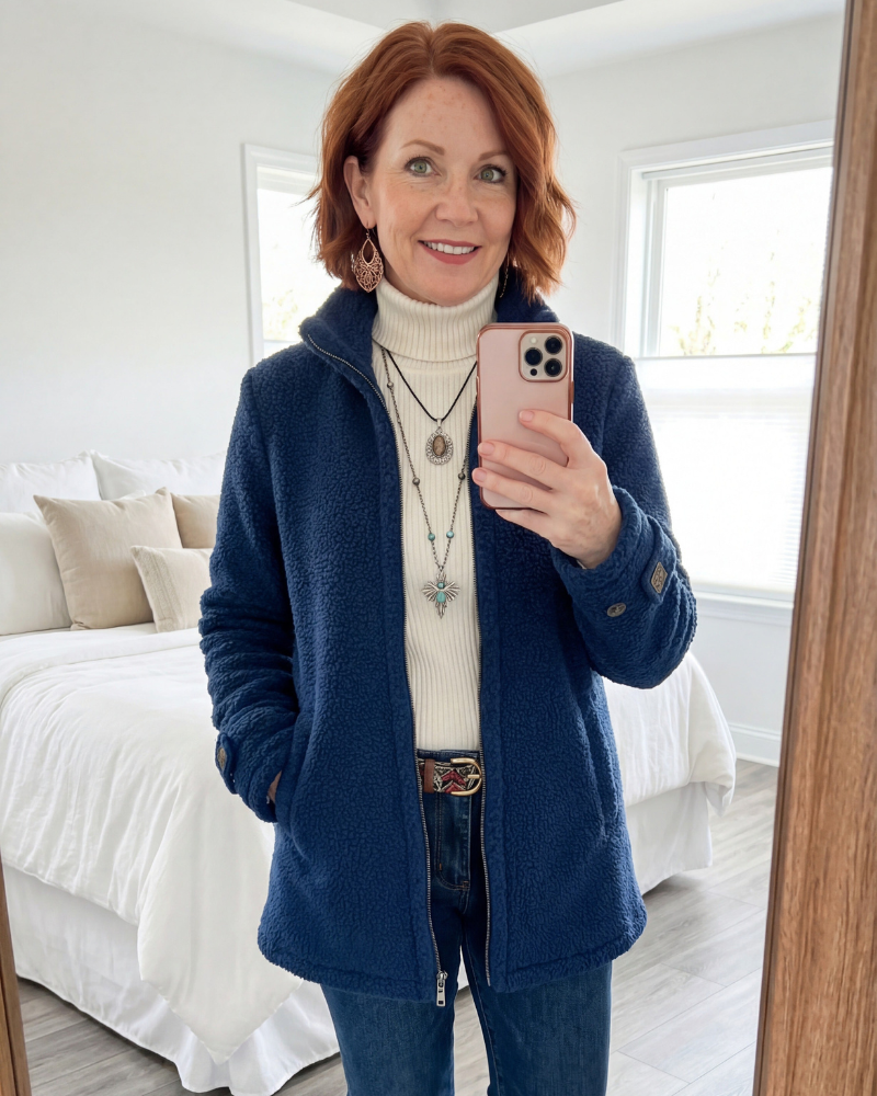 Margaret | Cozy Teddy Jacket