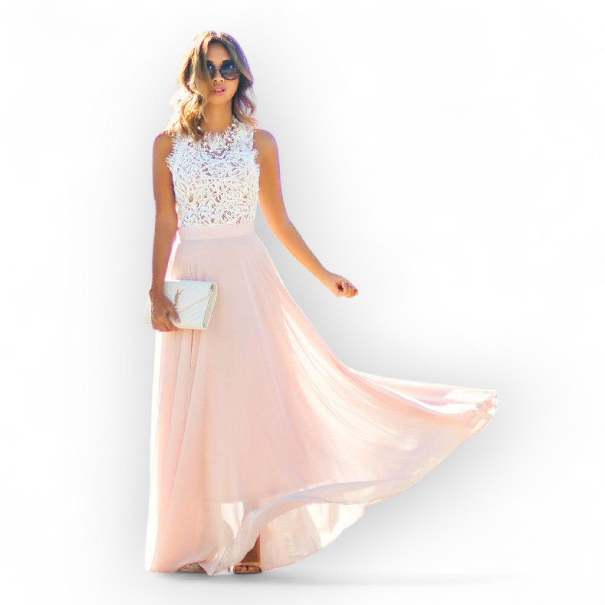 Vezza - Stylish Summer Dress Made of Lace