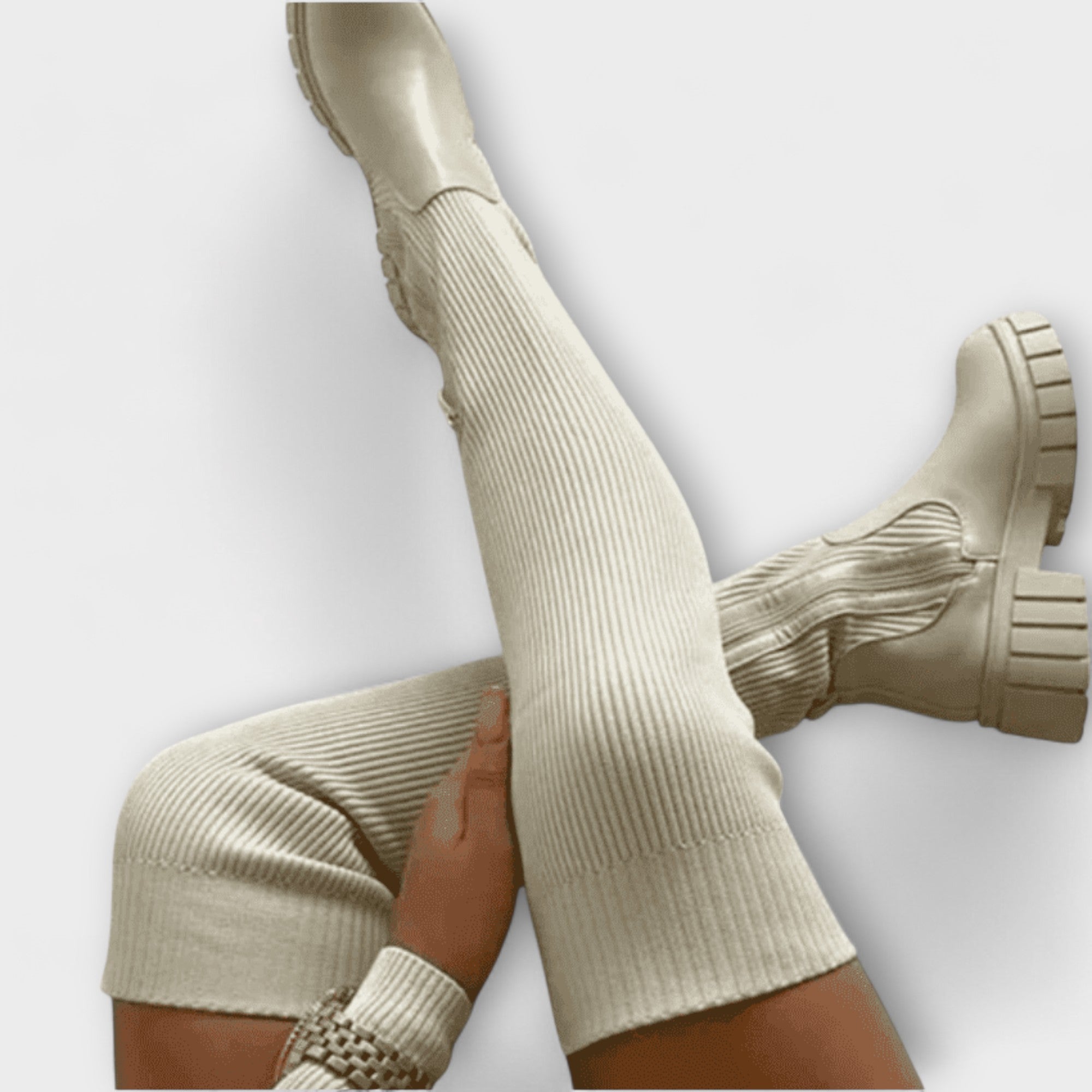 Lureva | Overknee Boots with Chunky Sole