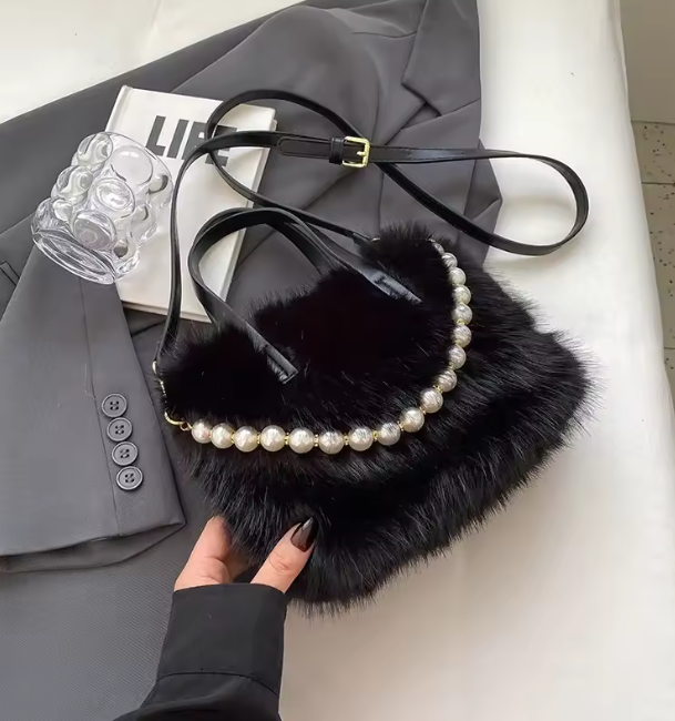 Tiffany | Faux Fur Crossbody Bag