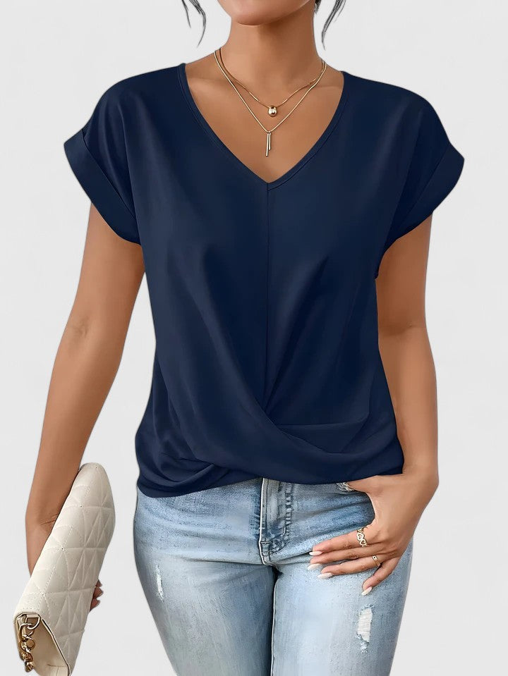 Claire | Elegant V-Neck Top