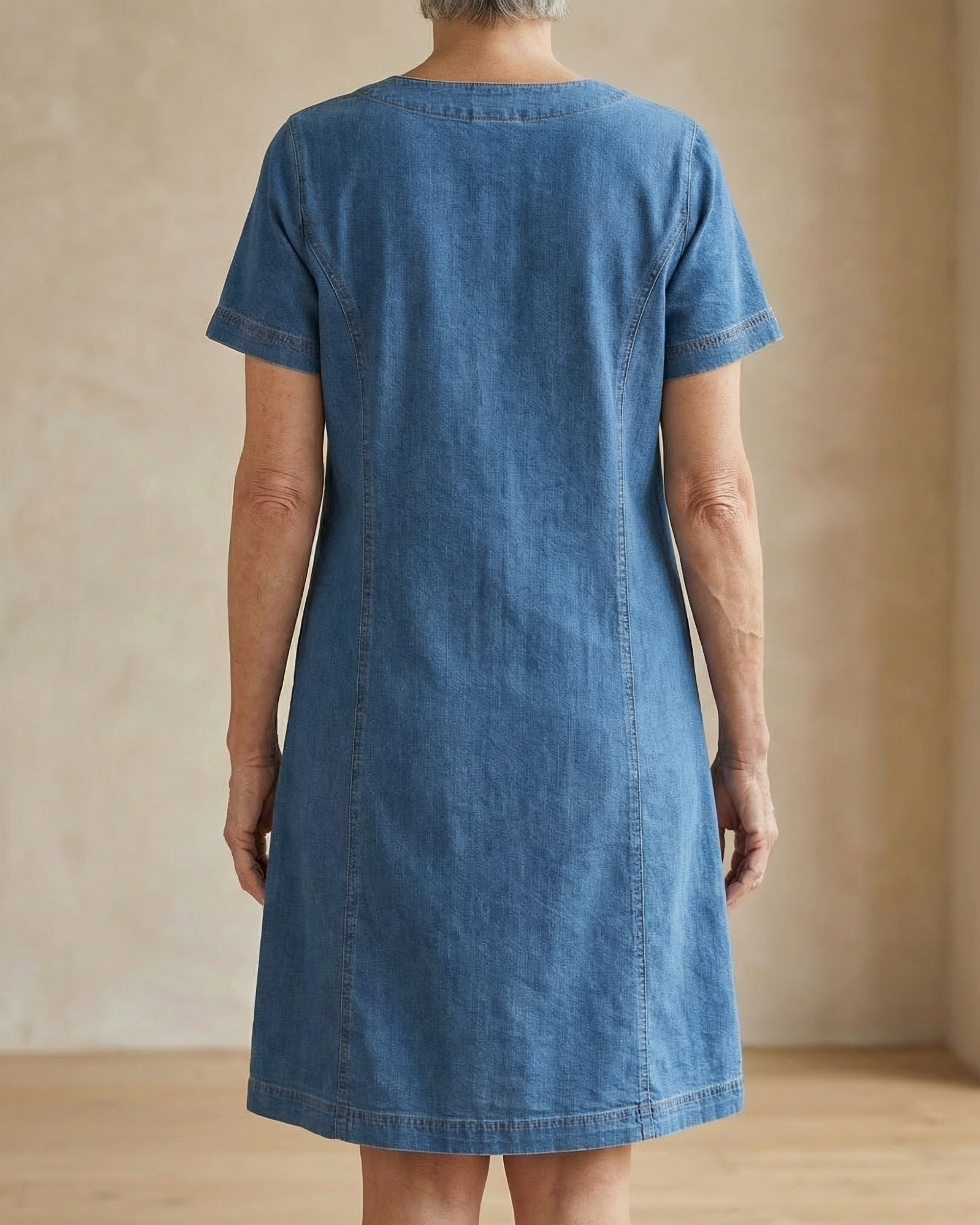 Susan | Flattering Denim Dress