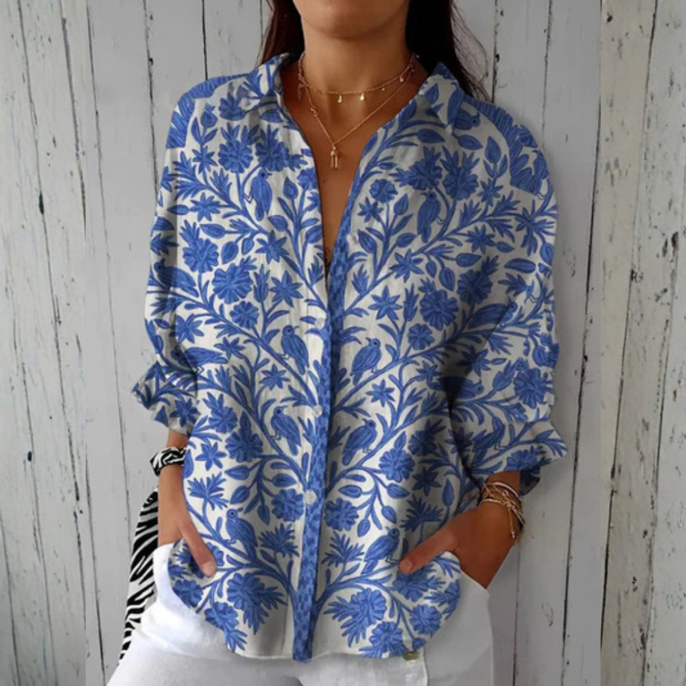 Margaret | Floral Comfort Blouse