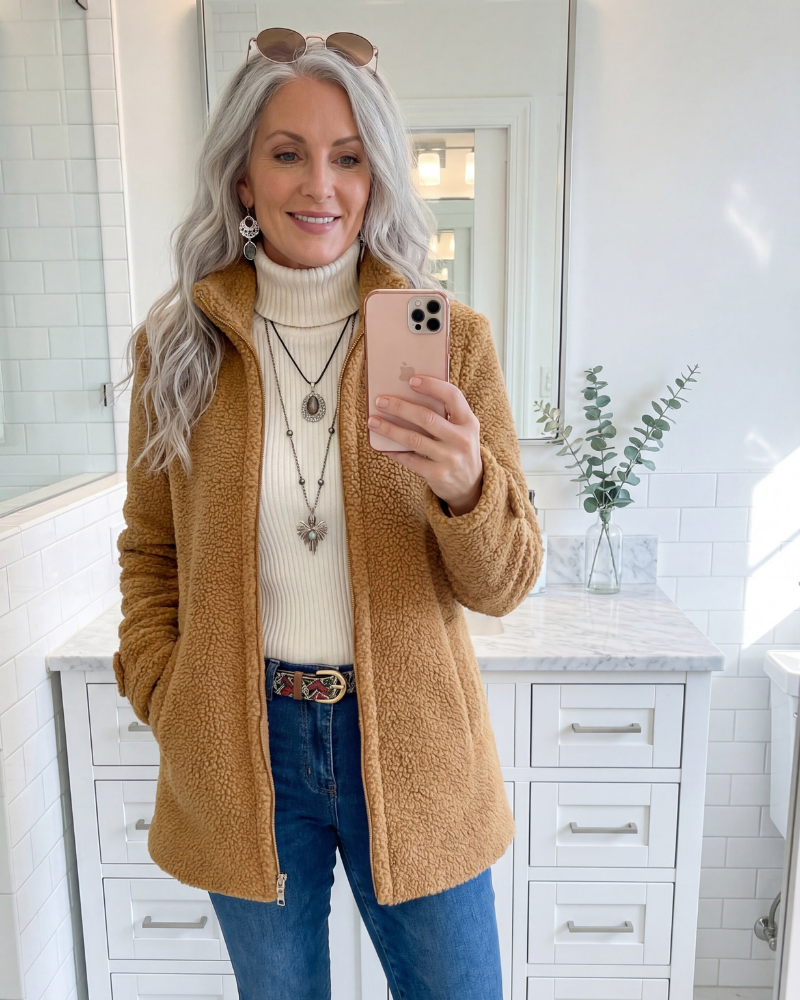 Margaret | Cozy Teddy Jacket