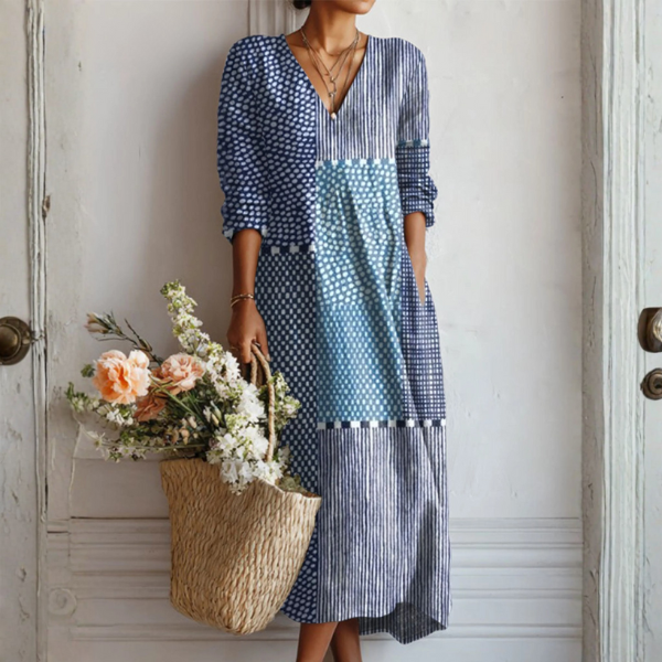 Ava™ | Retro Linen Dress