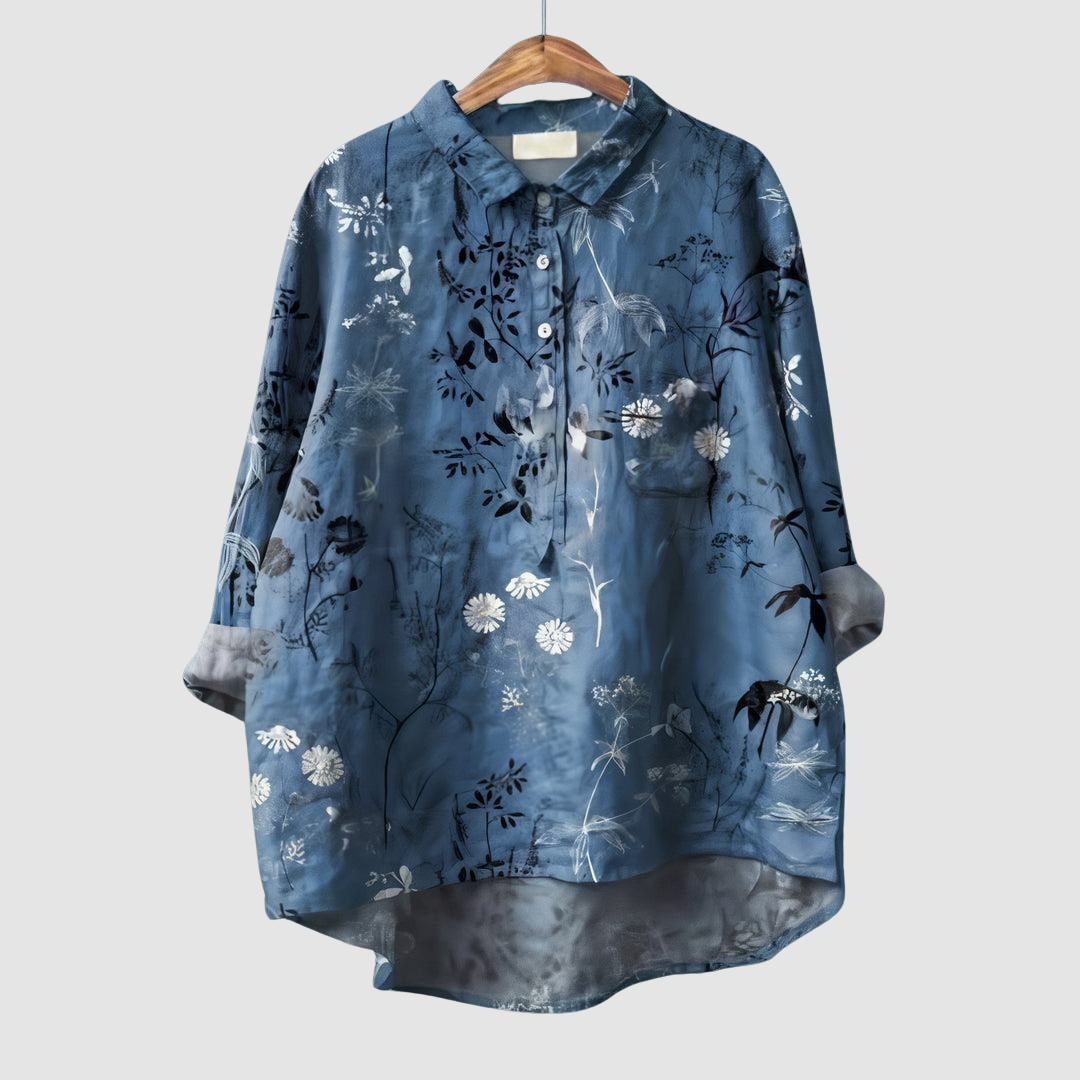 Luna™ Romantic Floral Print Blouse