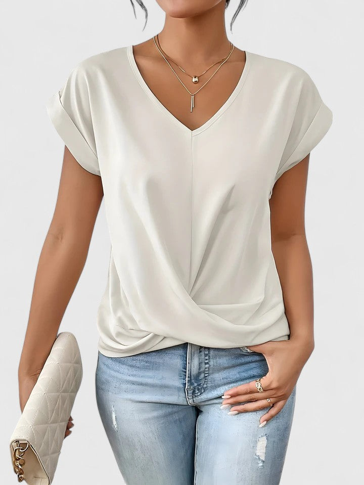 Claire | Elegant V-Neck Top