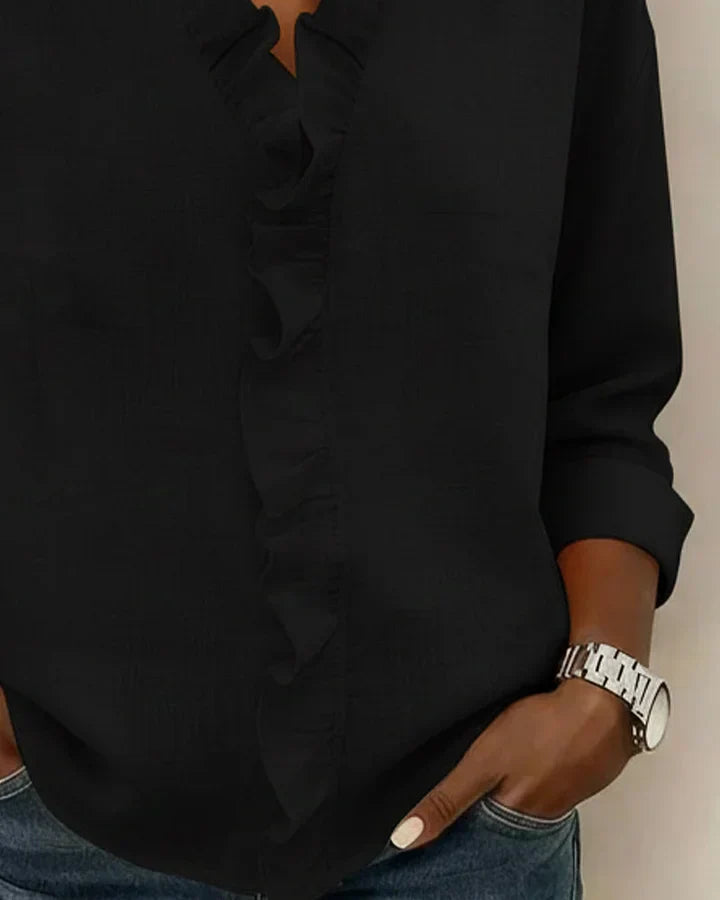 Yvonne | Blouse with Ruffles